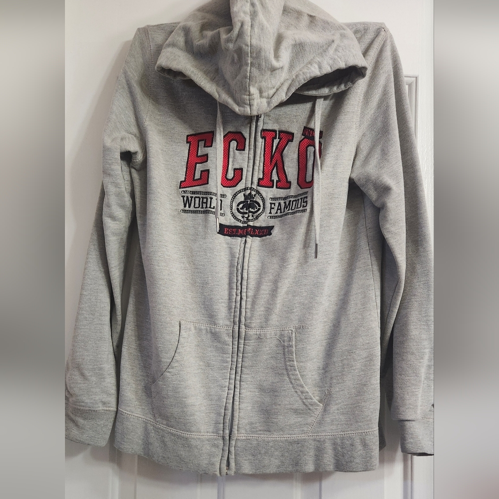 Unisex Ecko Unltd Full Zip Hoodie Size Large
